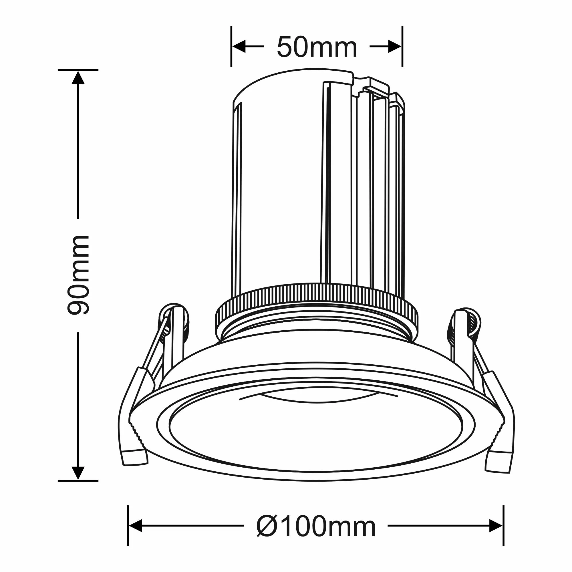 Bolor 12 Recessed Ceiling Luminaires Dlux Round Recess Ceiling